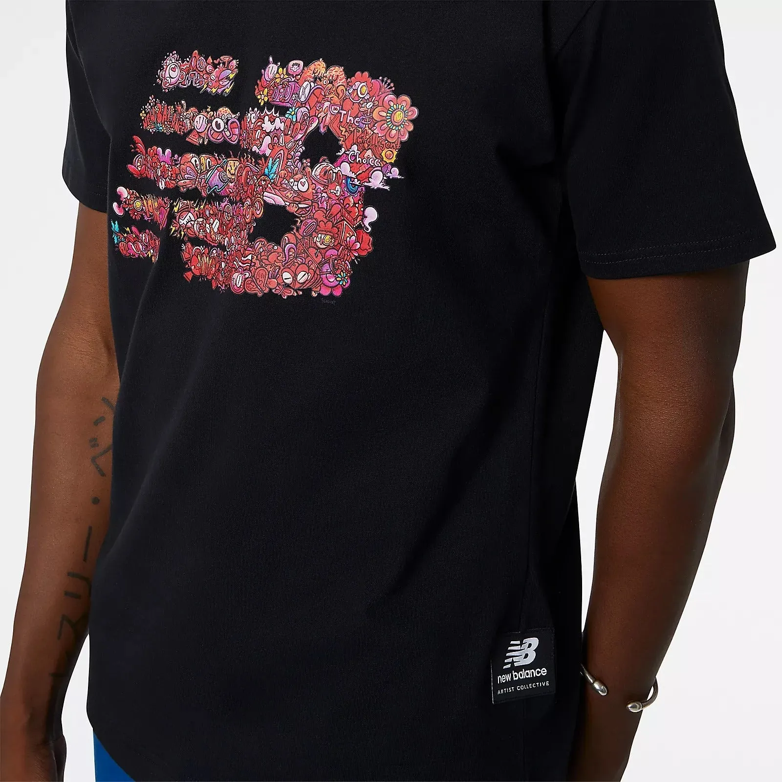 New Balance Men Artist Pack Gawx Tee 2 Black MT21554-BK