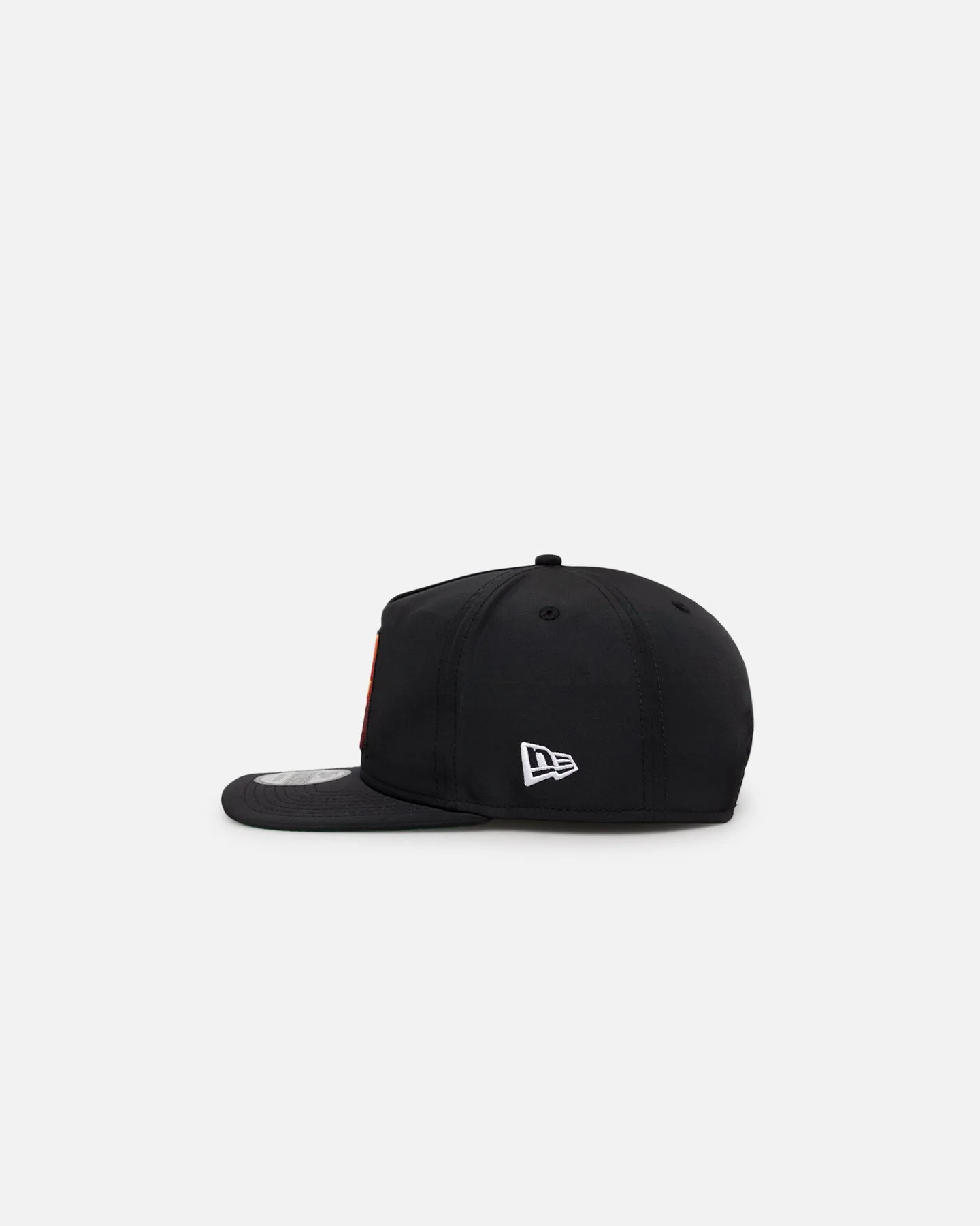 New Era Houston Astros Golfer Pre-Curved Snapback Black/OTC