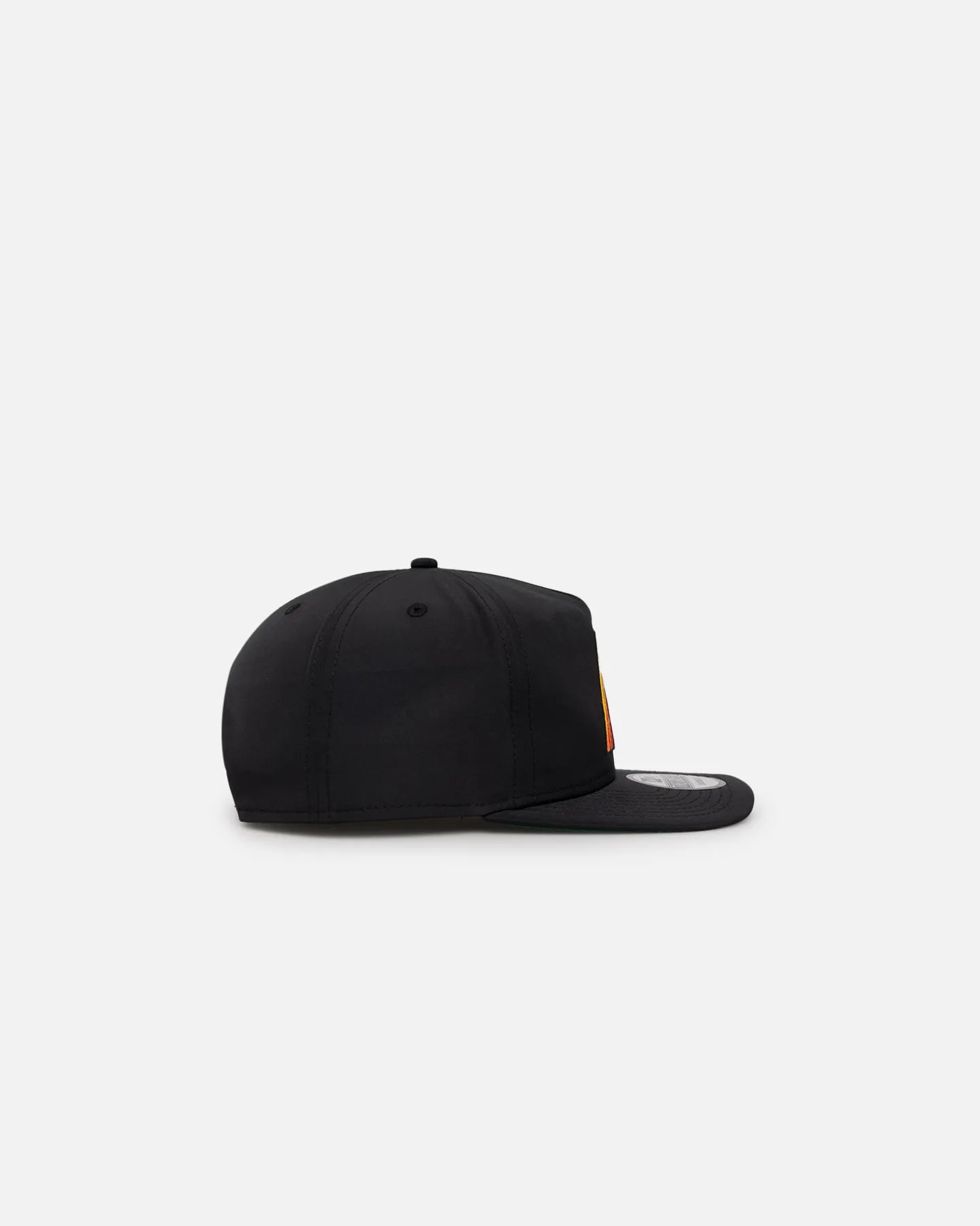New Era Houston Astros Golfer Pre-Curved Snapback Black/OTC