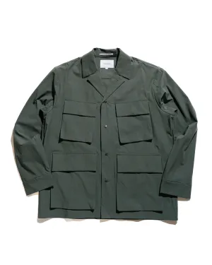 Norse Projects Mads Travel Light Overshirt Black Olive