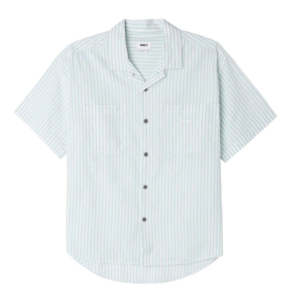 OBEY BIGWIG STRIPE SHIRT // SURF SPRAY MULTI