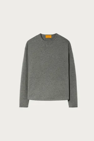 Oversized Crew - Heather Grey