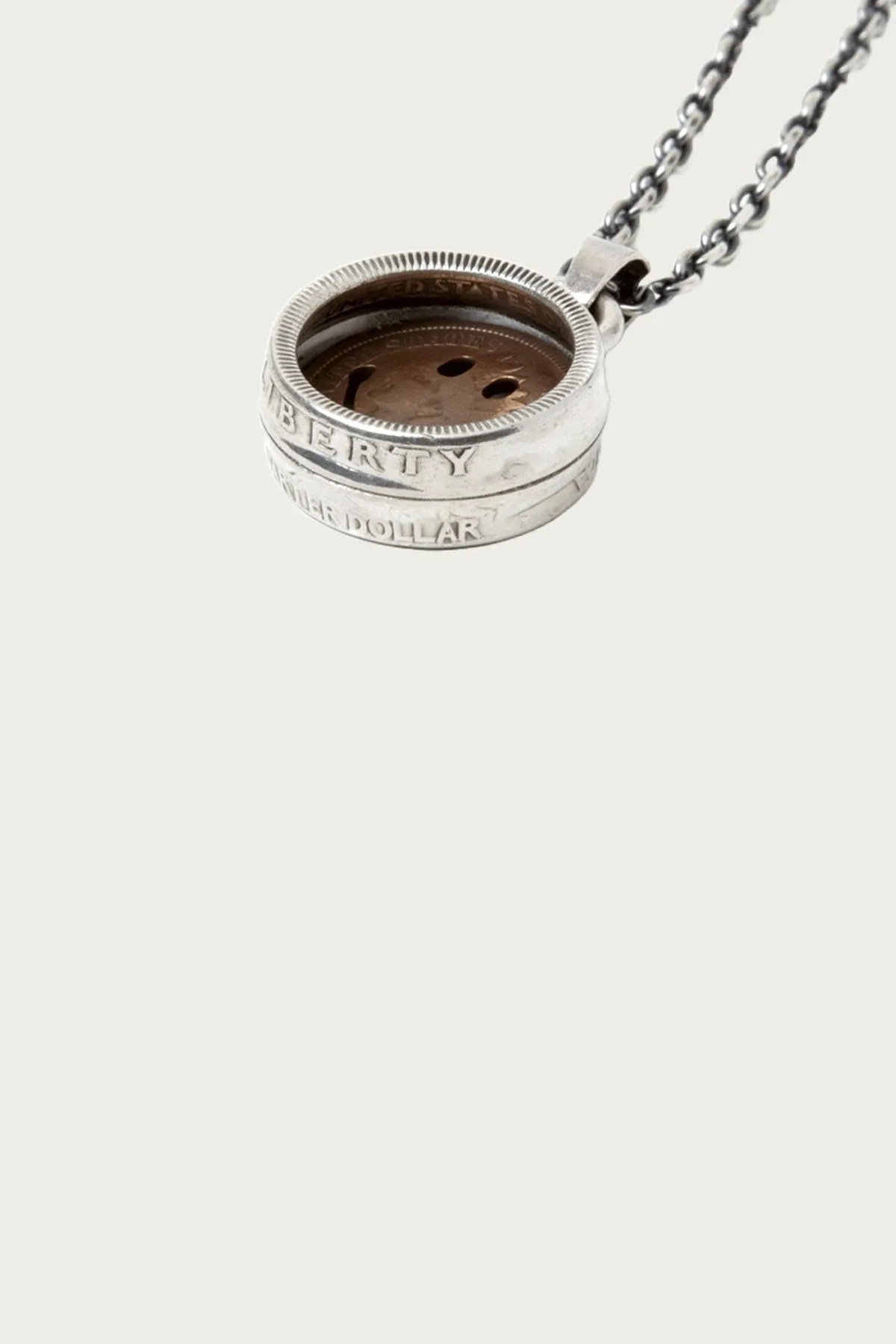 Penny Smile 25 Tambourine Pendant Necklace