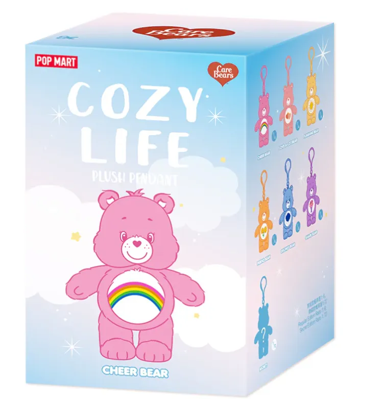 POP MART Care Bears Cozy Life Series Plush Pendant Blind Box (Sold per piece)