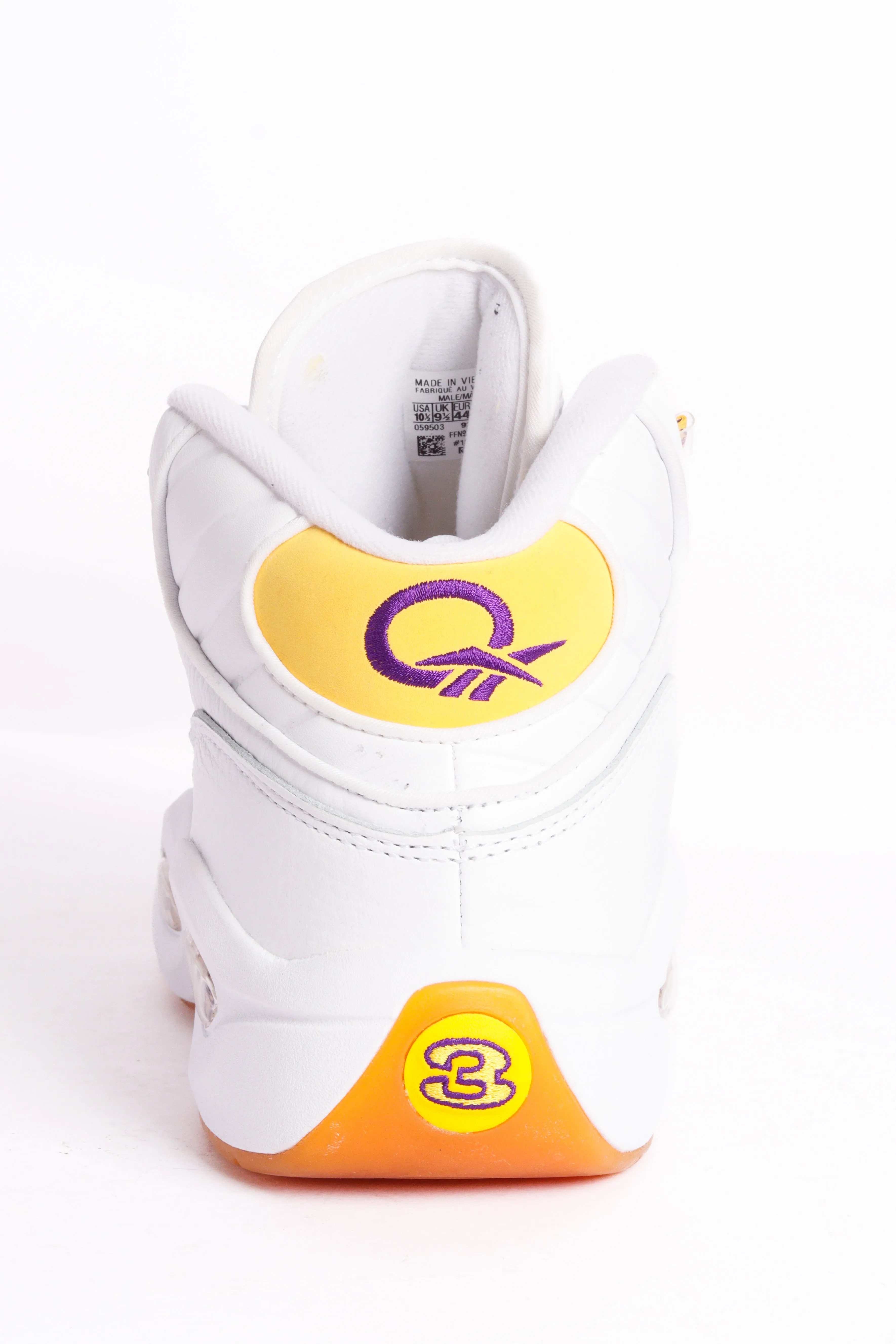 Reebok Iverson Question Mid 'Kobe PE Yellow Toe' (2023)