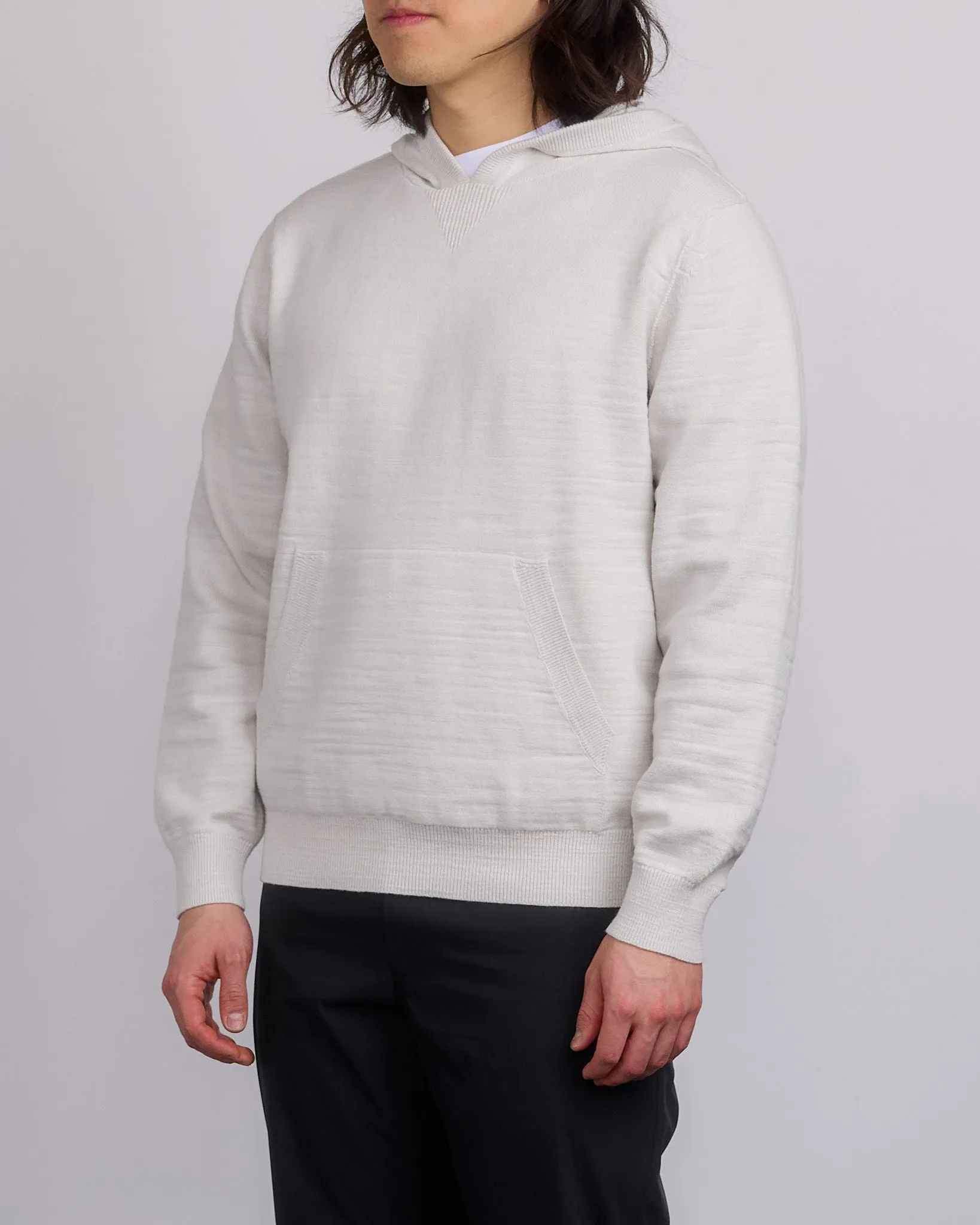 Reigning Champ Slub Knit Hoody Oyster