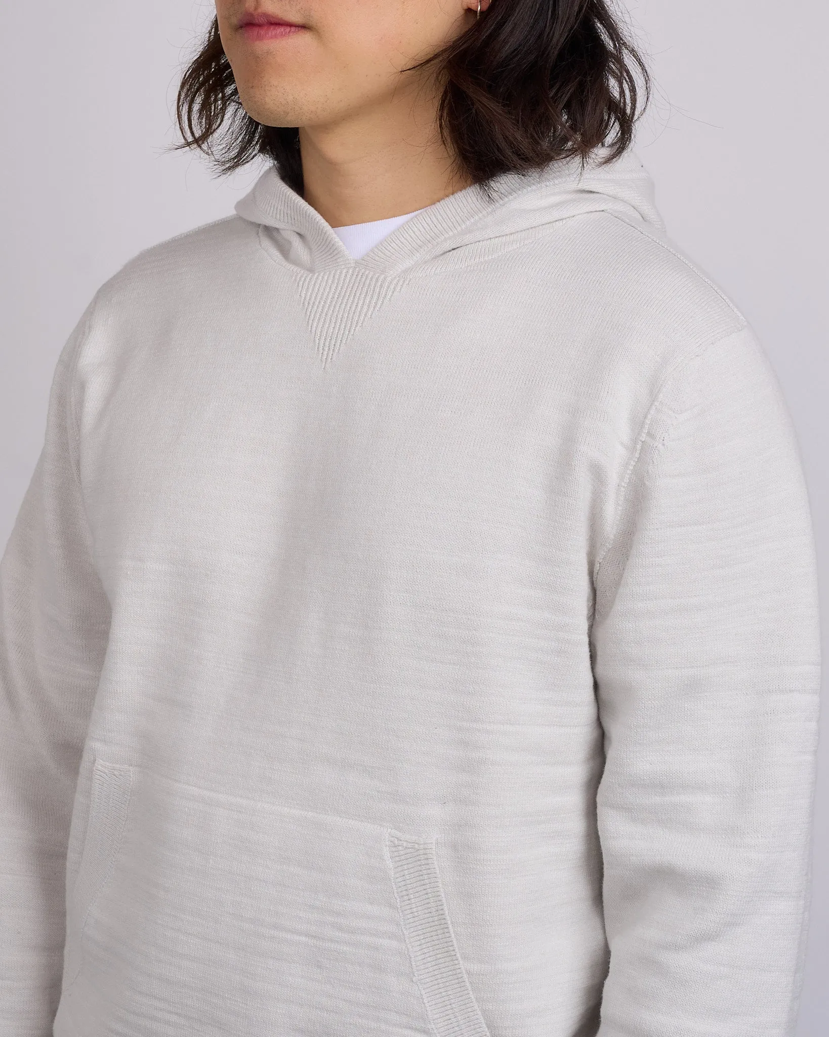 Reigning Champ Slub Knit Hoody Oyster