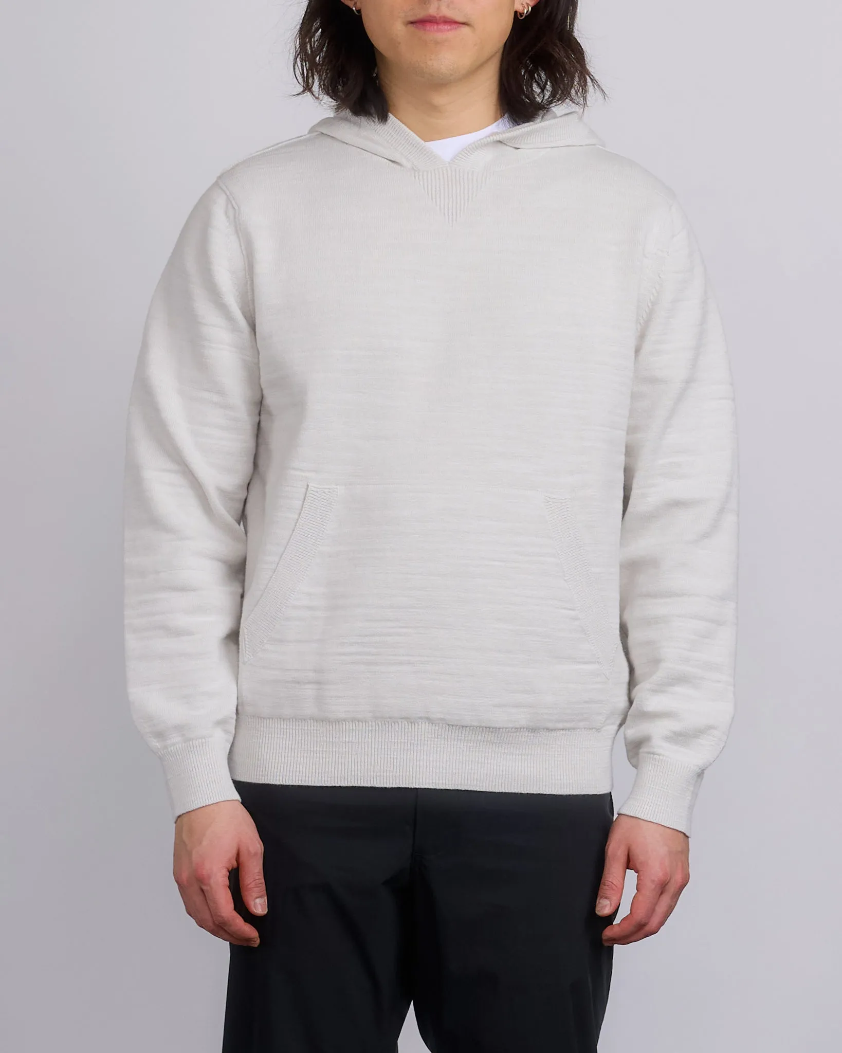 Reigning Champ Slub Knit Hoody Oyster