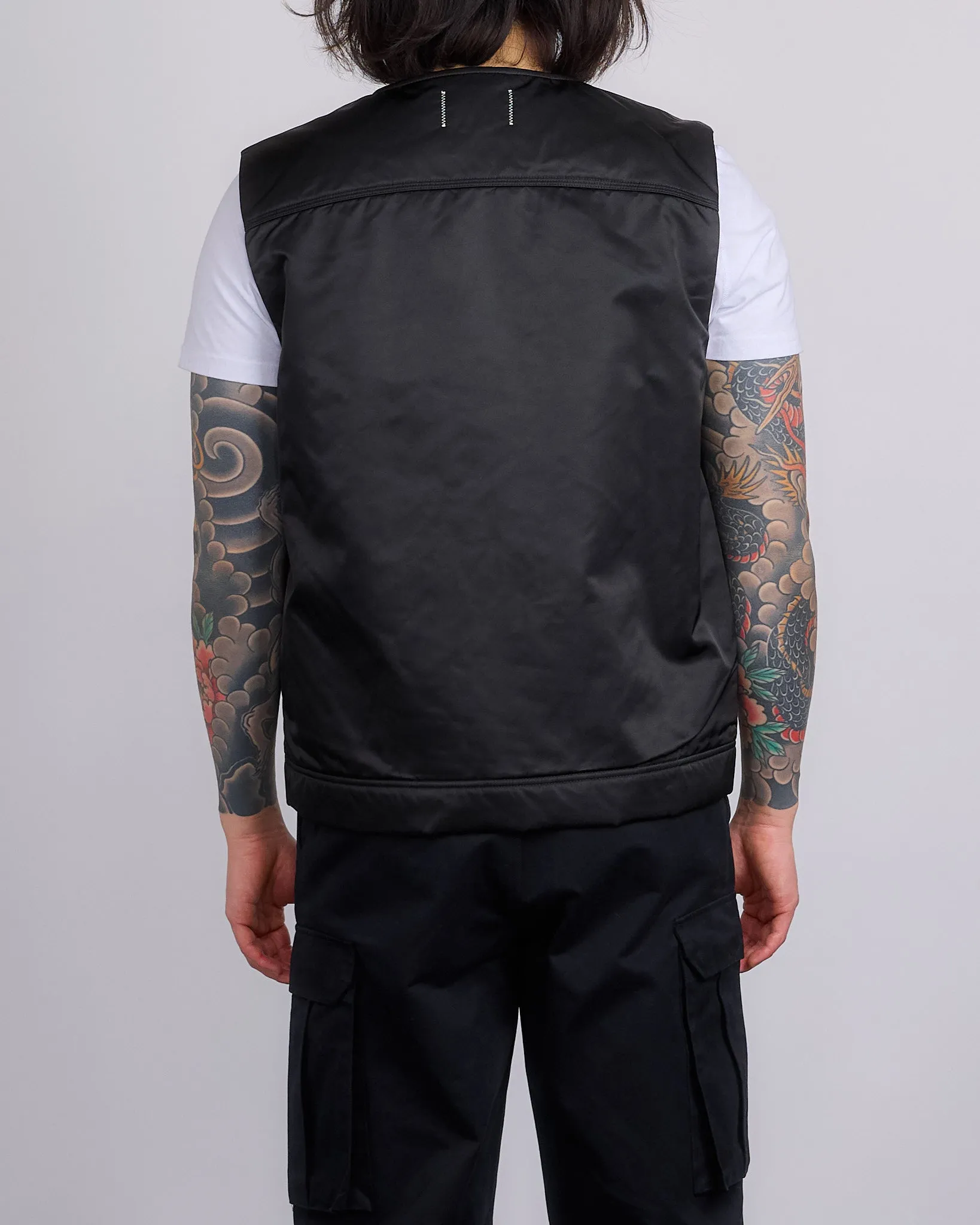 Reigning Champ Woven Nylon Vest Black