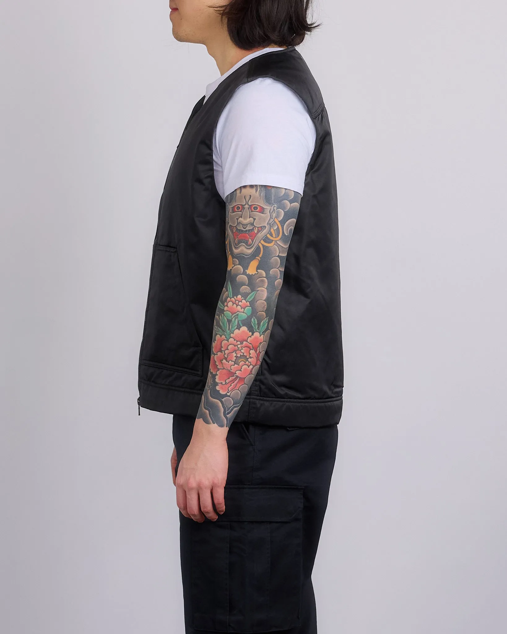 Reigning Champ Woven Nylon Vest Black