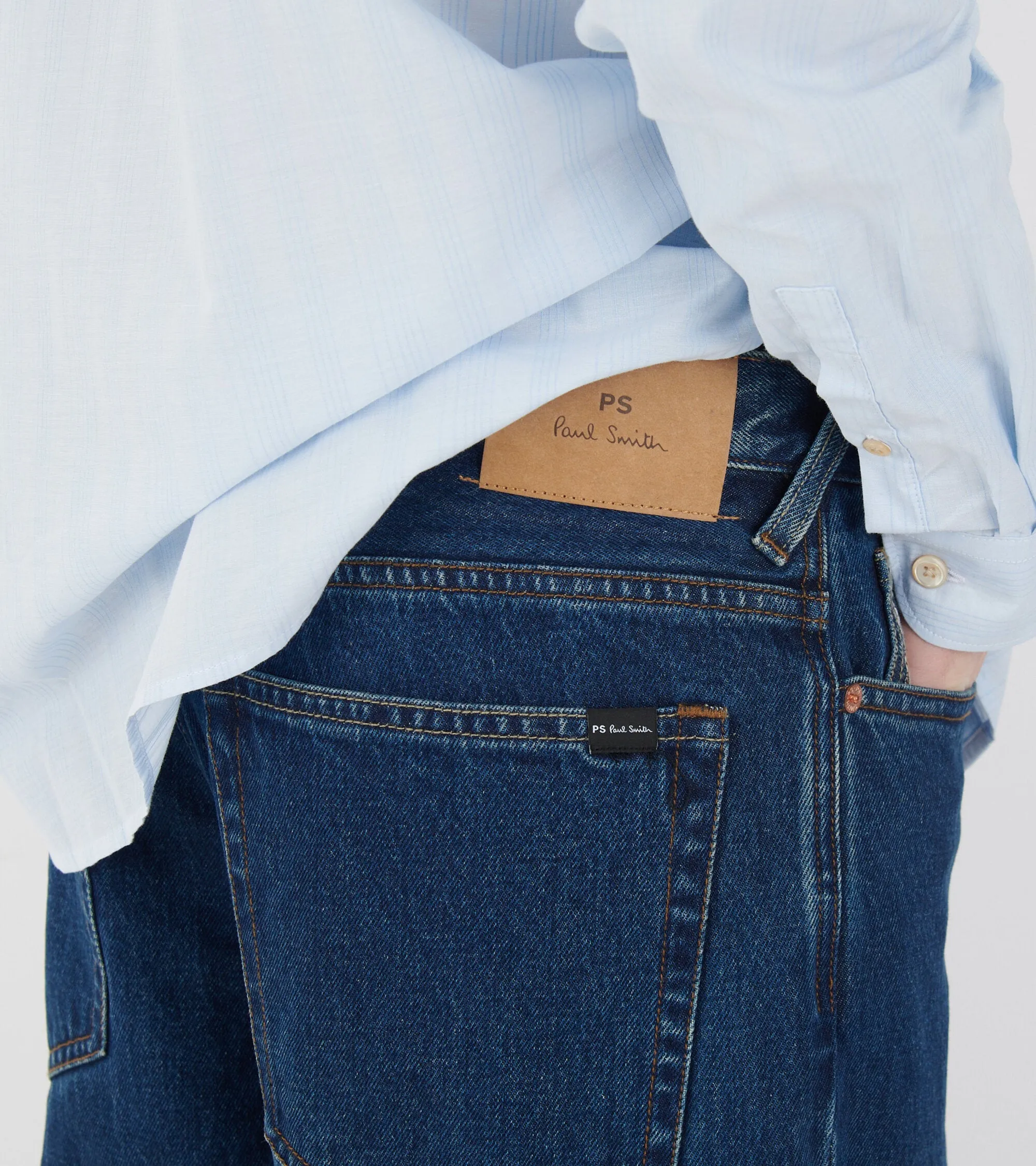 Relaxed Denim Jeans Indigo Blue