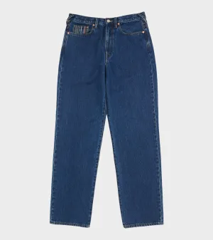 Relaxed Denim Jeans Indigo Blue