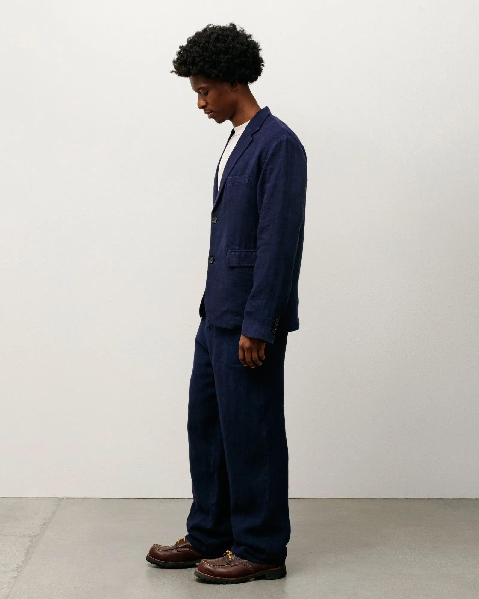 RELAXED TROUSER TEXTURED LINEN