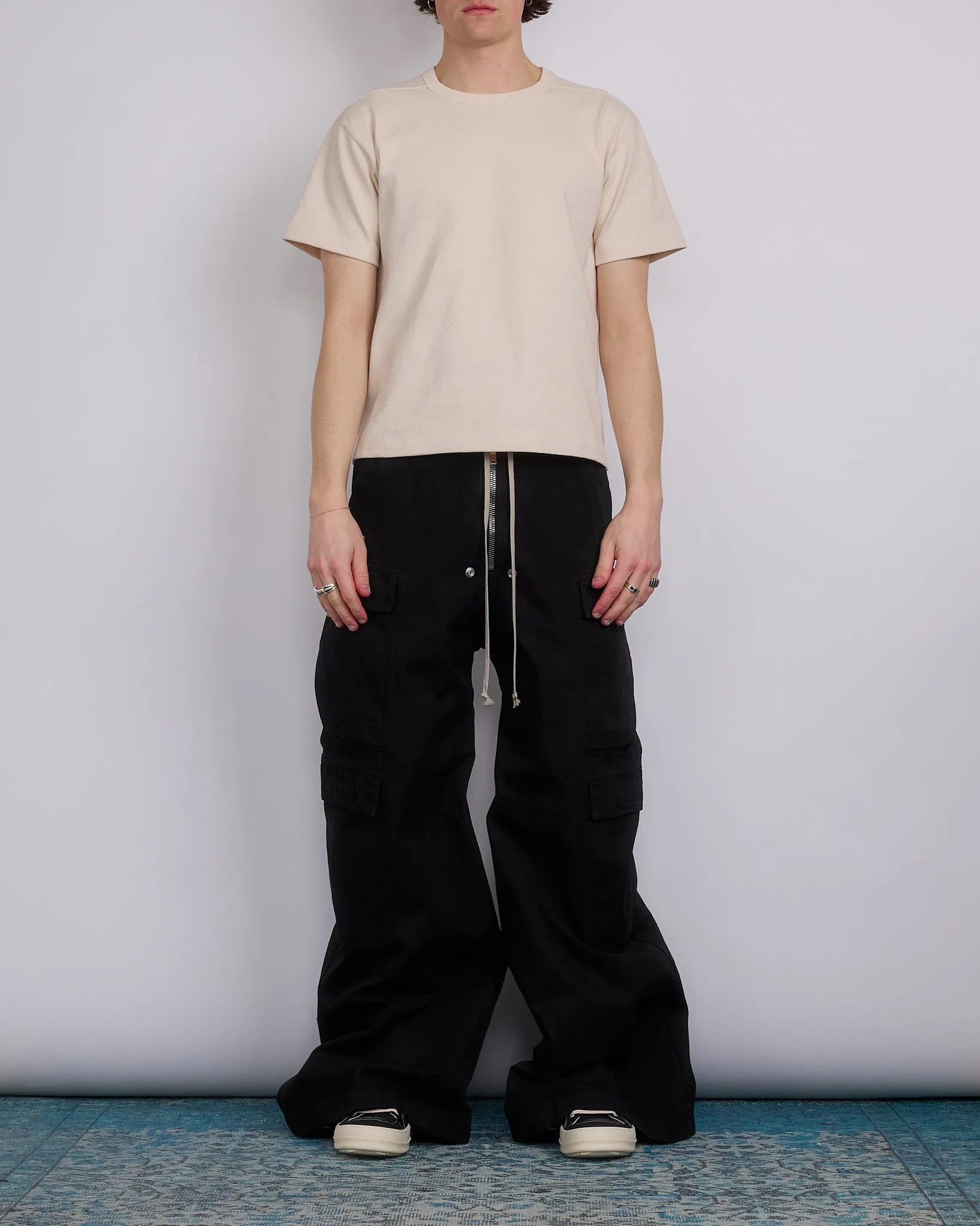Rick Owens DRKSHDW Double Cargo Jumbo Belas Cttn Cnvas Blk