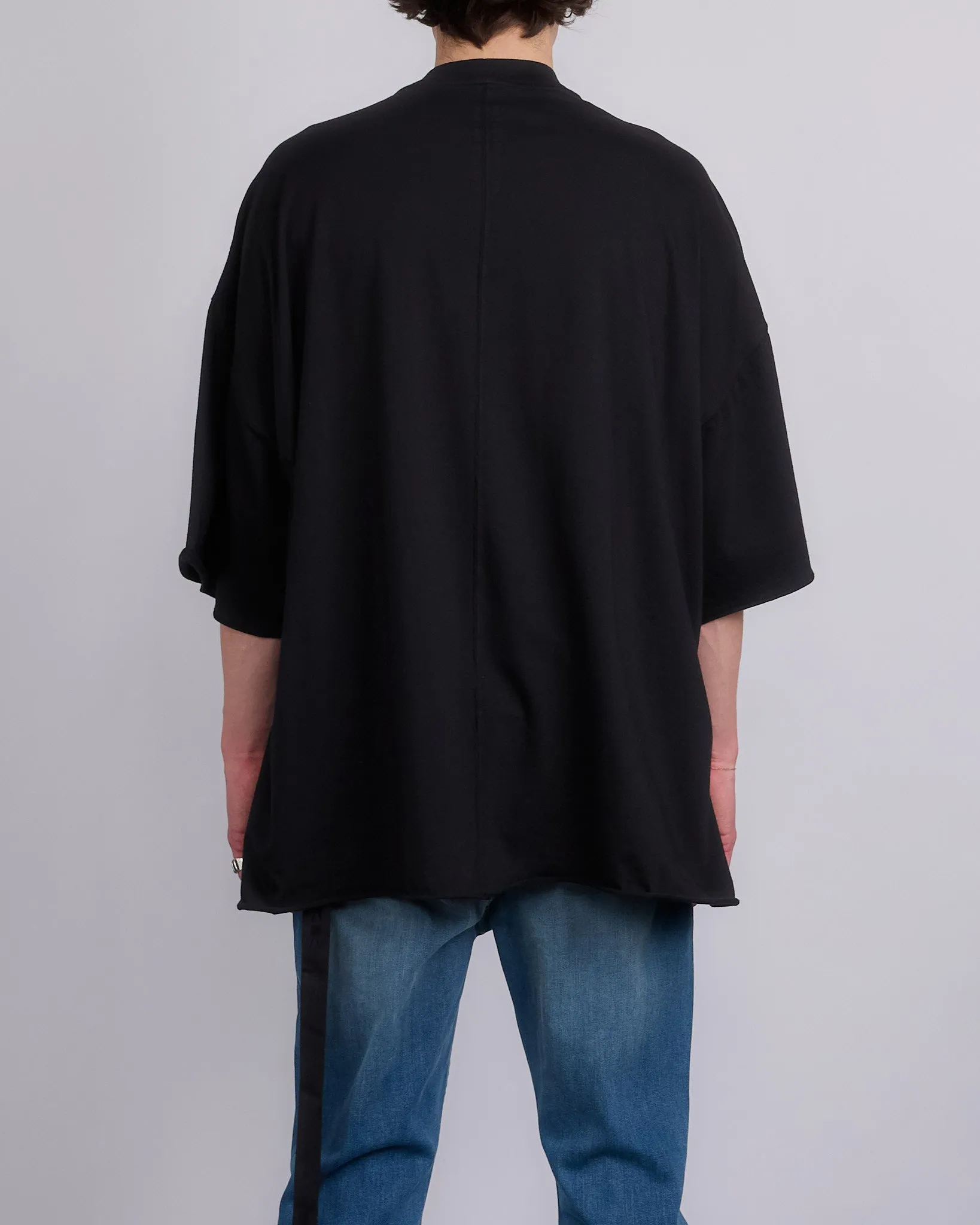 Rick Owens DRKSHDW Tommy T-Shirt RN Jersey DRKSHDW Black Pearl