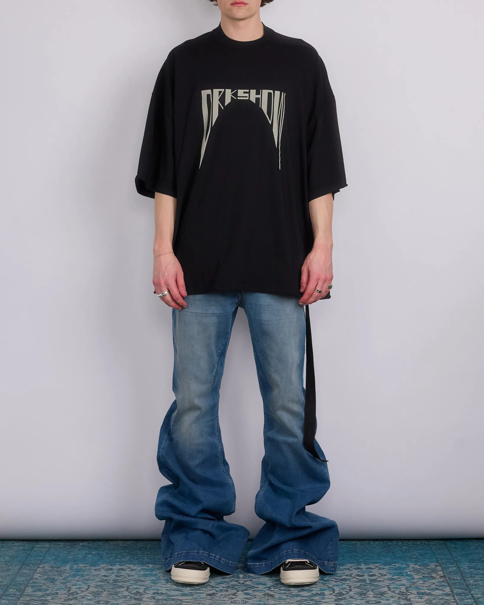 Rick Owens DRKSHDW Tommy T-Shirt RN Jersey DRKSHDW Black Pearl
