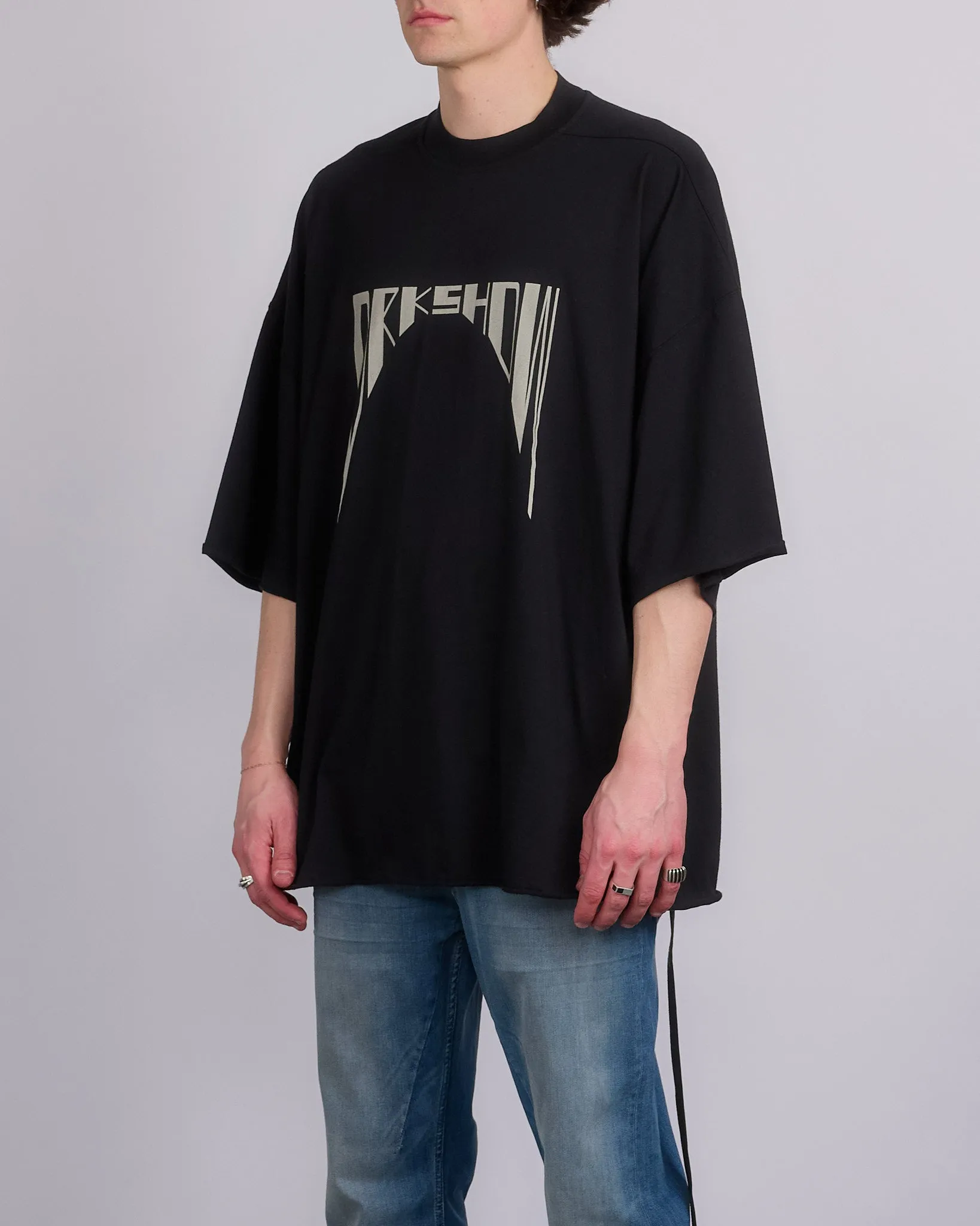 Rick Owens DRKSHDW Tommy T-Shirt RN Jersey DRKSHDW Black Pearl