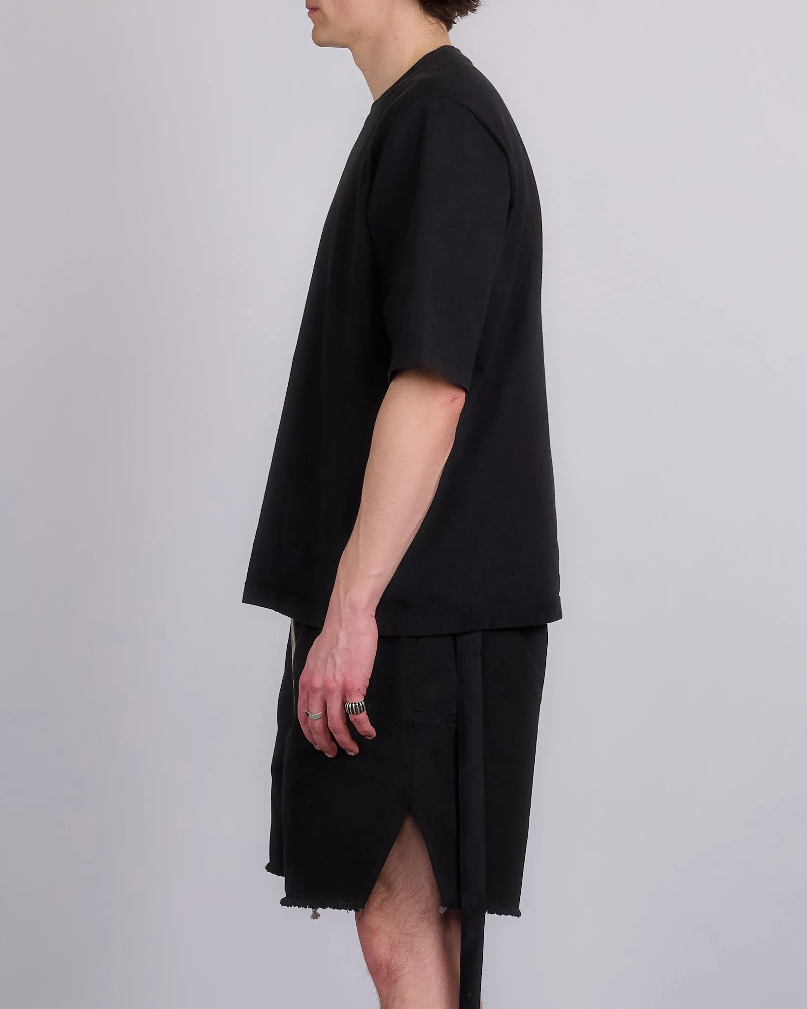 Rick Owens DRKSHDW Walrus T-Shirt RIG Heavy Jersey Black