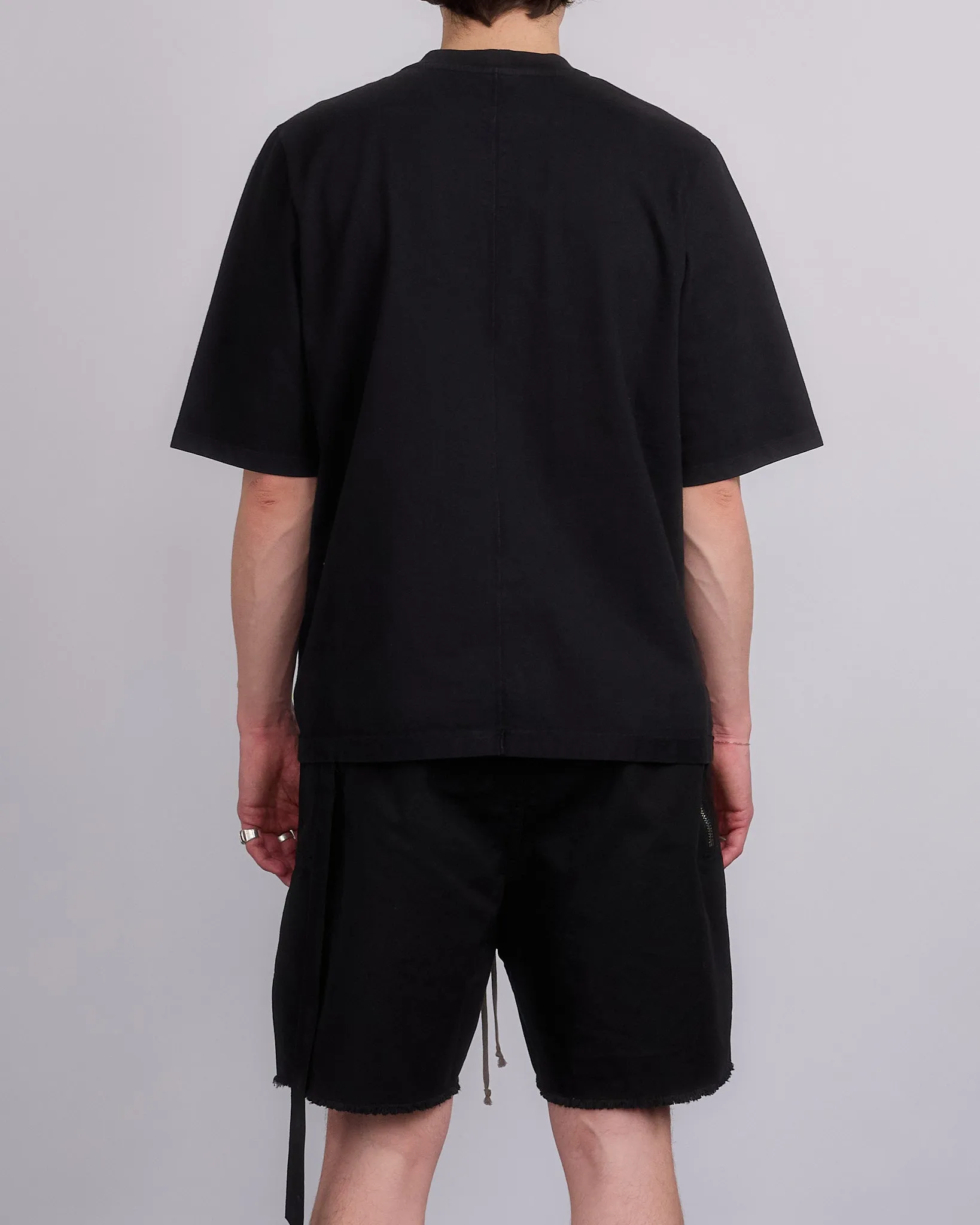 Rick Owens DRKSHDW Walrus T-Shirt RIG Heavy Jersey Black