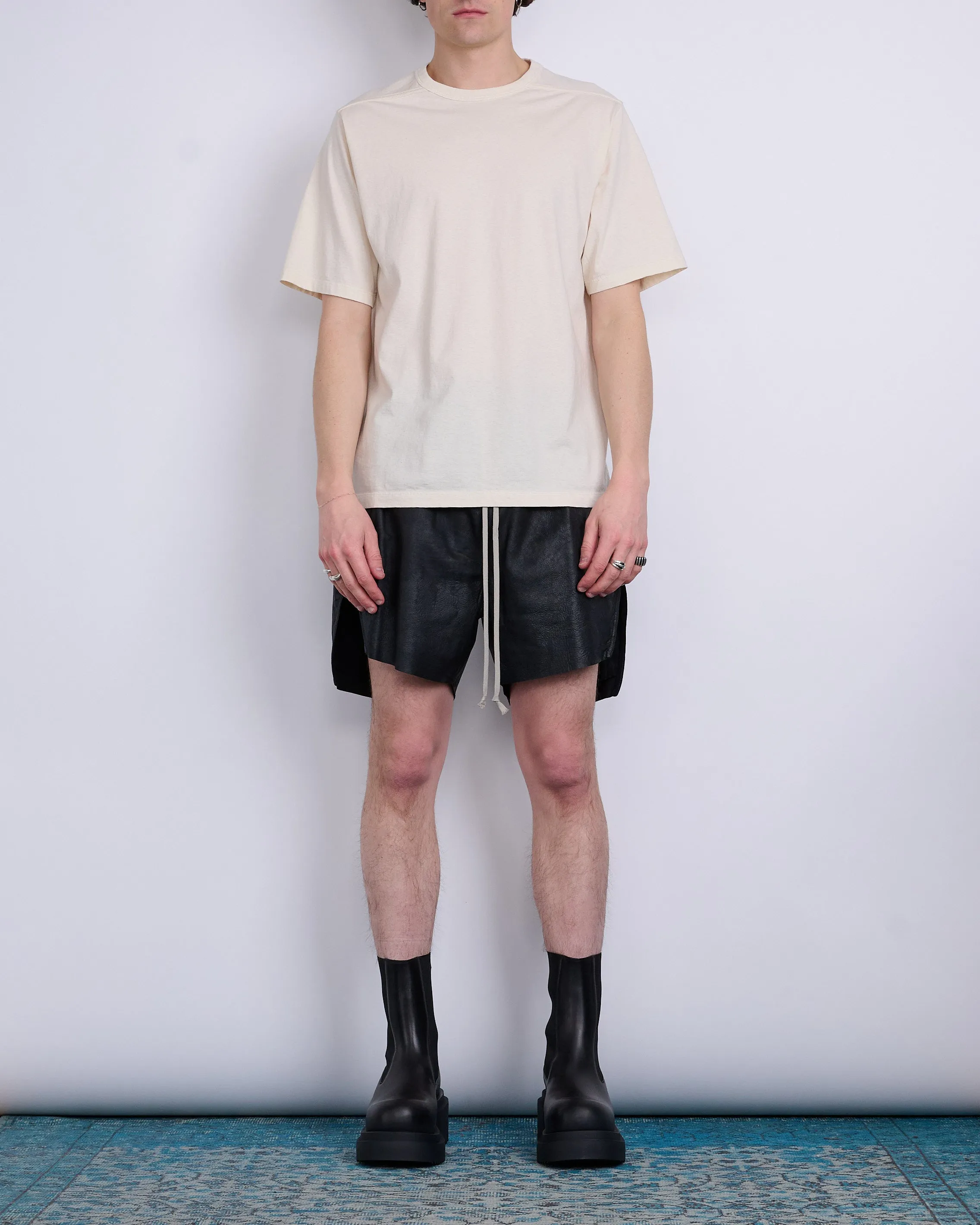 Rick Owens Runway Boxer Short Blister Lamb Black