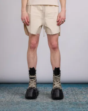 Rick Owens Runway Boxer Short Cotton Canvas Natural