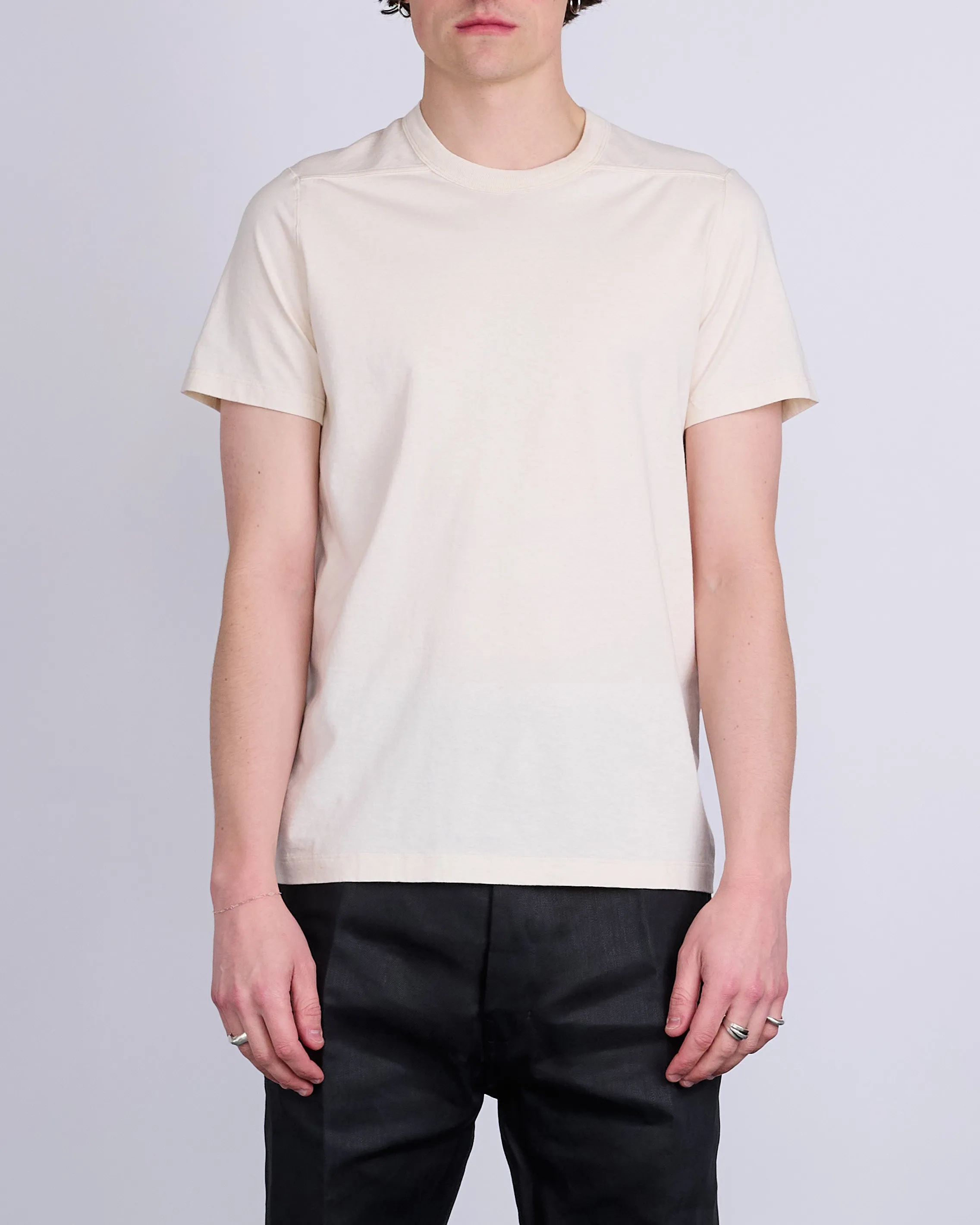 Rick Owens Short Level T-Shirt JNC Jersey Natural