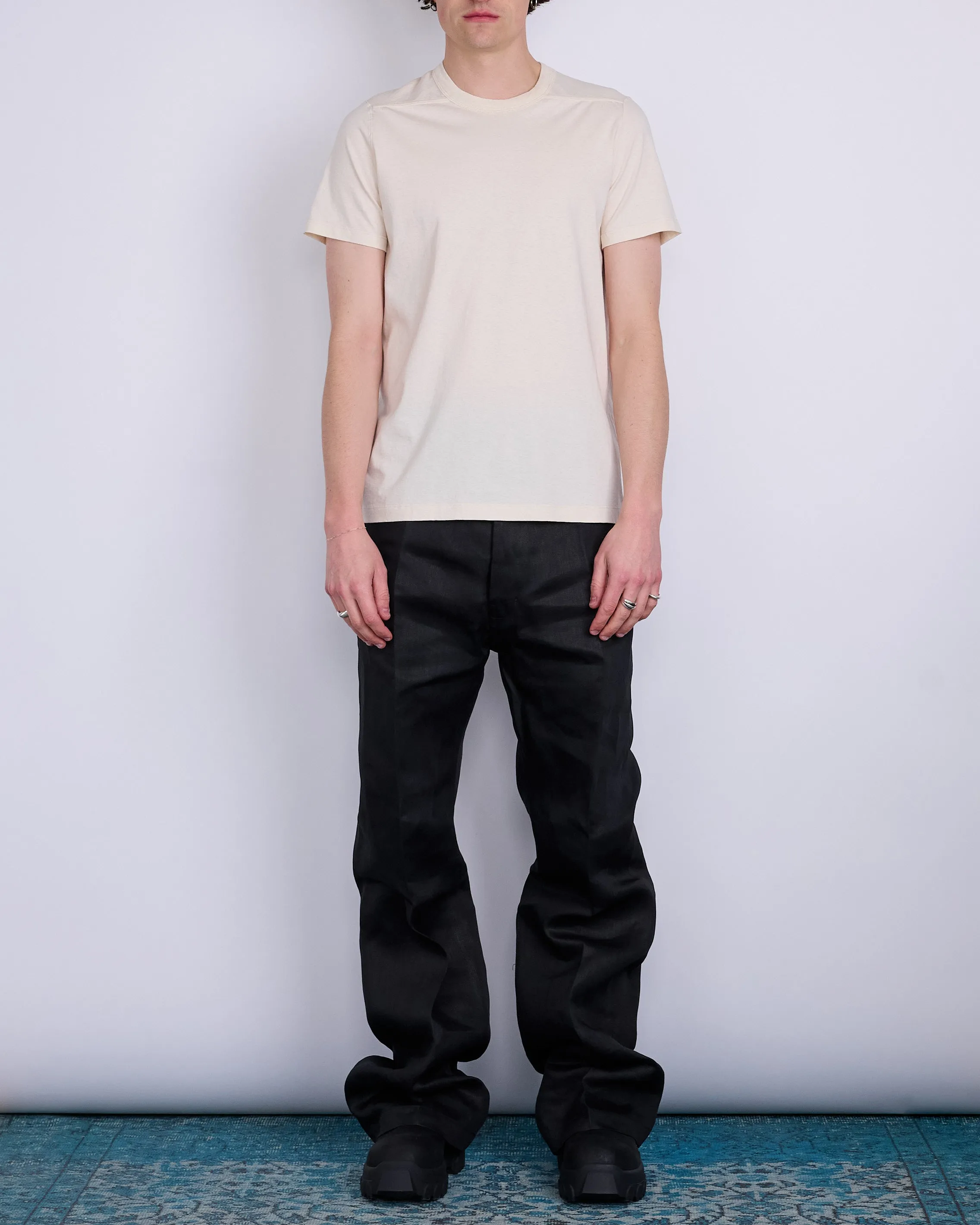 Rick Owens Short Level T-Shirt JNC Jersey Natural