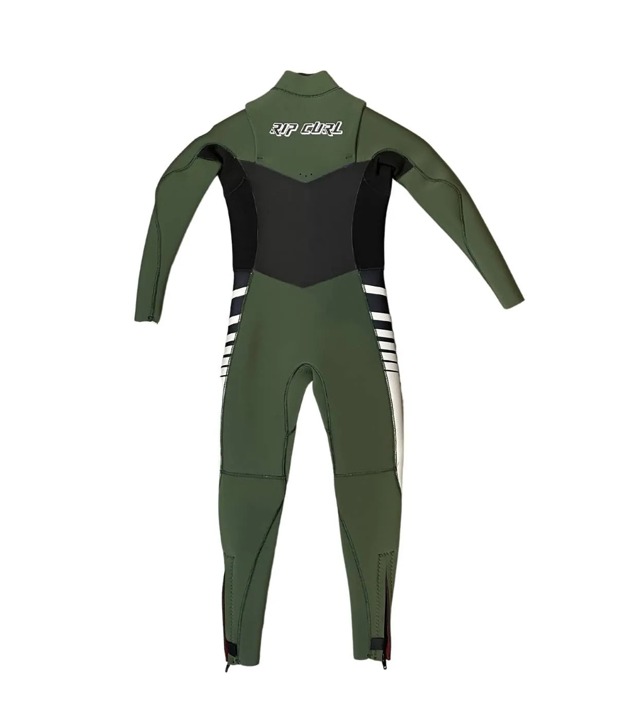 RIP CURL JUNIOR DAWN PATROL 4/3  CHEST ZIP GREEN 2024
