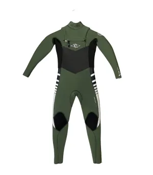 RIP CURL JUNIOR DAWN PATROL 4/3  CHEST ZIP GREEN 2024