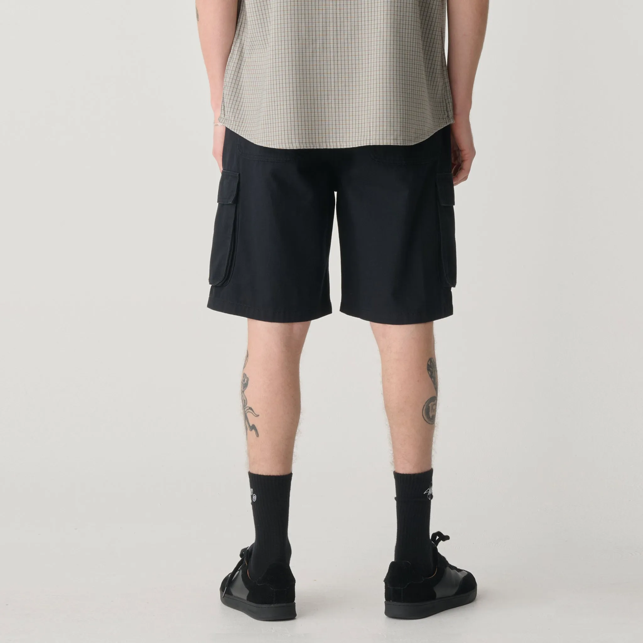 S-Double Cargo Workshort Black