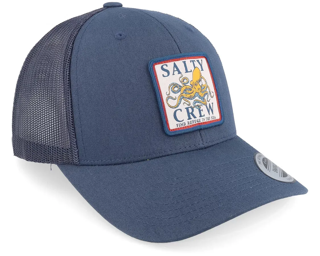 SALTY CREW INK SLINGER RETRO TRUCKER NAVY | GORRA TRUCKER AJUSTABLE