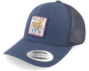 SALTY CREW INK SLINGER RETRO TRUCKER NAVY | GORRA TRUCKER AJUSTABLE