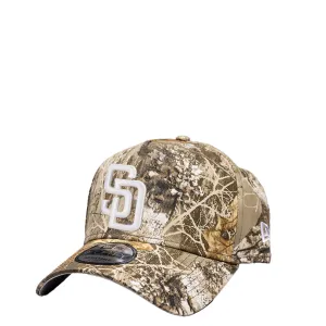 SAN DIEGO PADRES 9FORTY REALTREE KHAKI ADJUSTABLE A-FRAME CAP