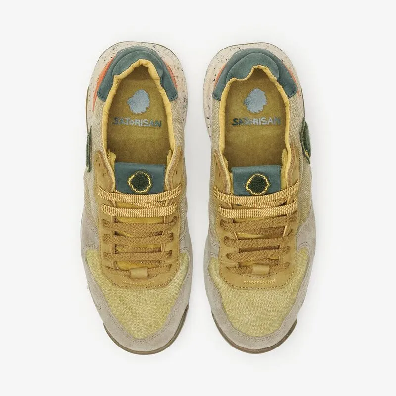 SATORISAN CHACRONA LINEN PSYCHADELIC KHAKI | ZAPATILLAS SOSTENIBLES