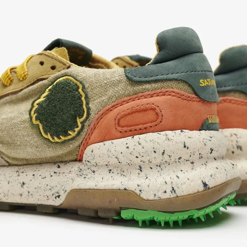 SATORISAN CHACRONA LINEN PSYCHADELIC KHAKI | ZAPATILLAS SOSTENIBLES