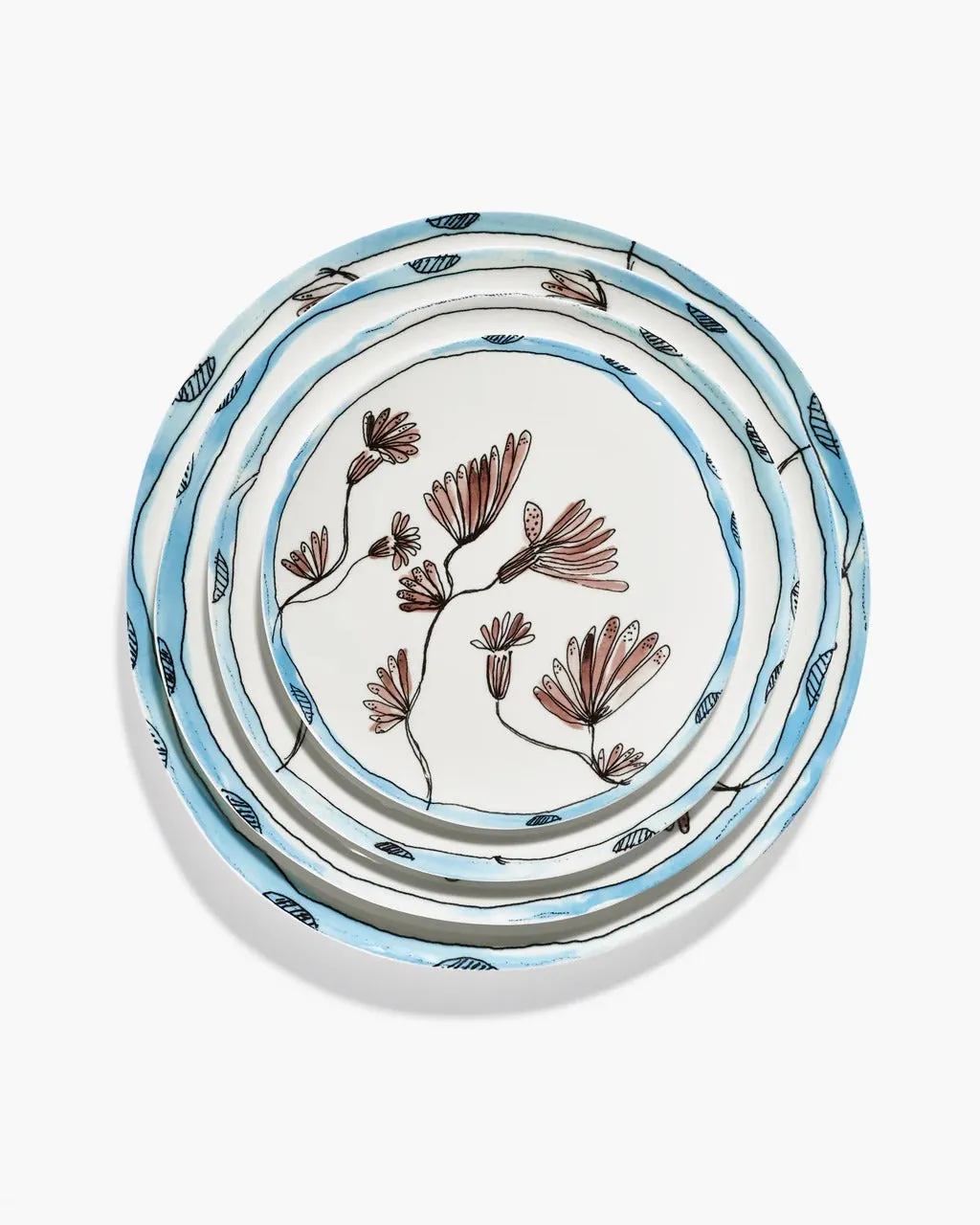 SERAX X MARNI - Camelia Aubergine Mf Starter Plate