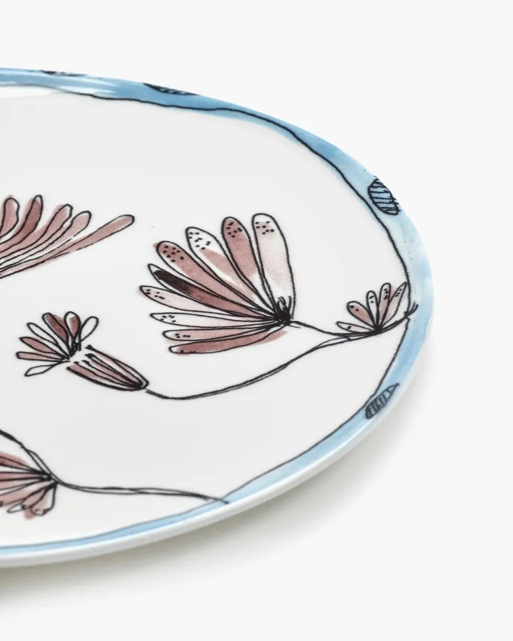 SERAX X MARNI - Camelia Aubergine Mf Starter Plate