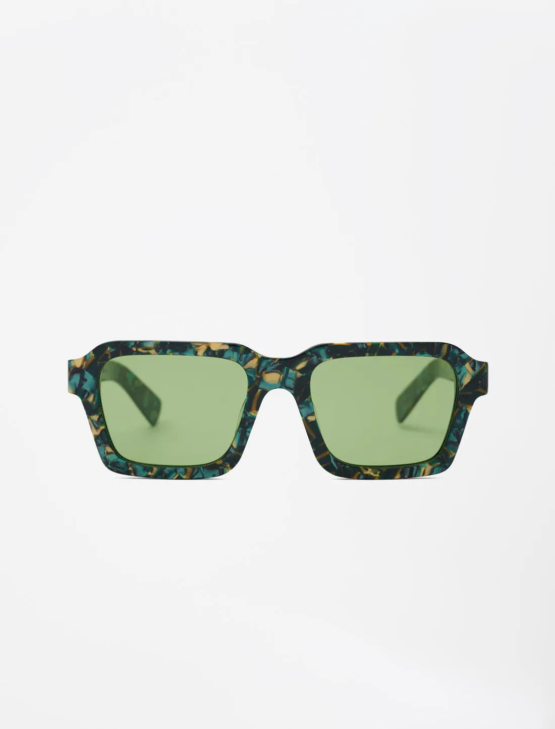 Staunton Sunglasses (Green Granite/Green)