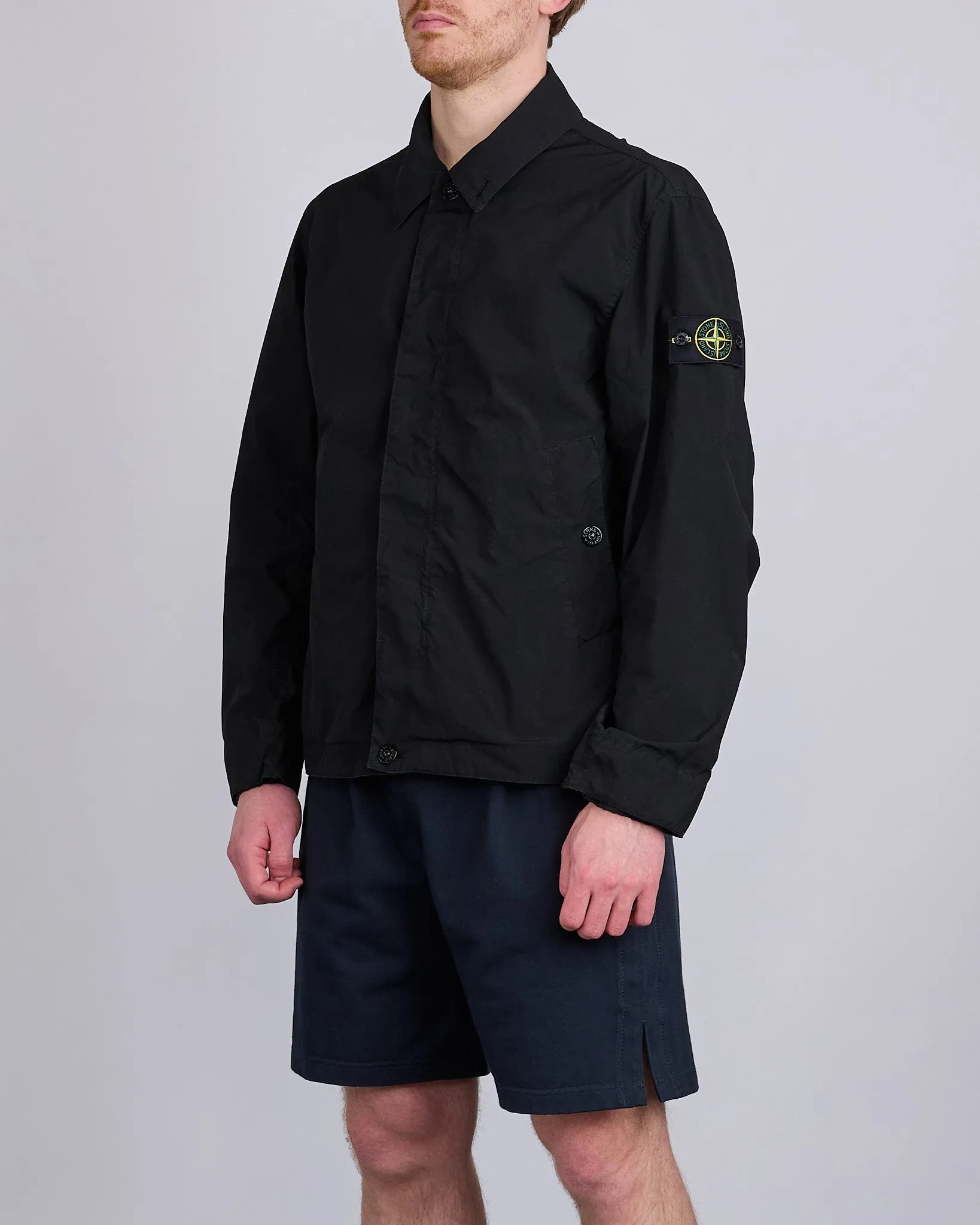 Stone Island Light Compact Touch Poly-TC Jacket Black