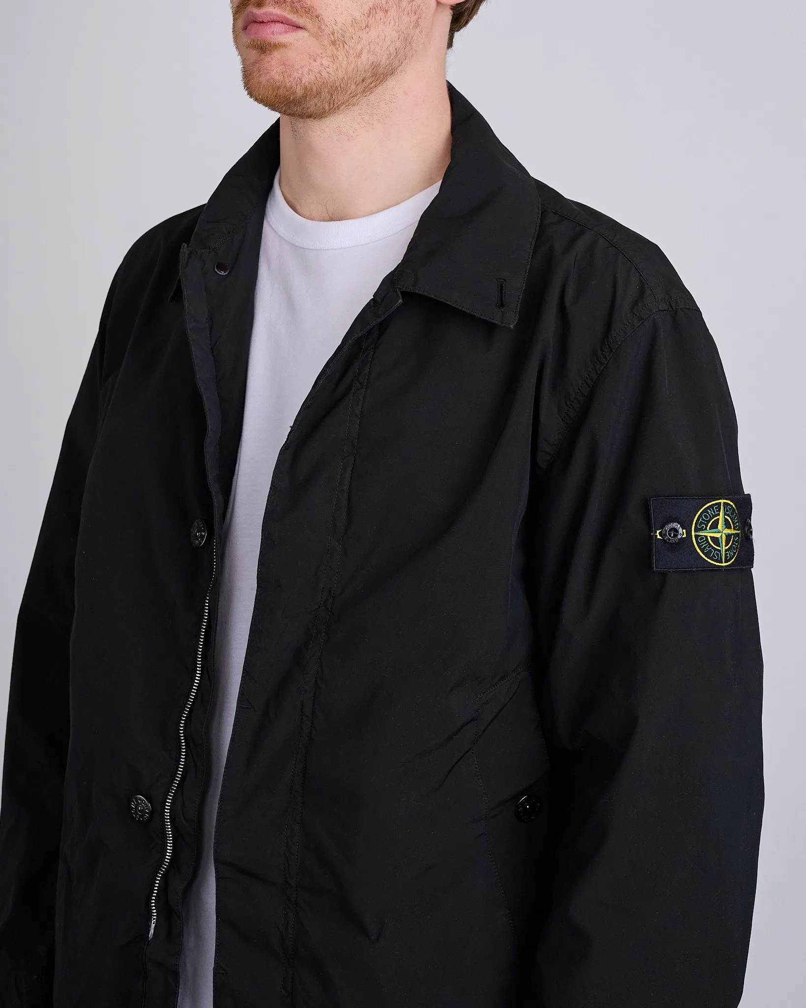 Stone Island Light Compact Touch Poly-TC Jacket Black