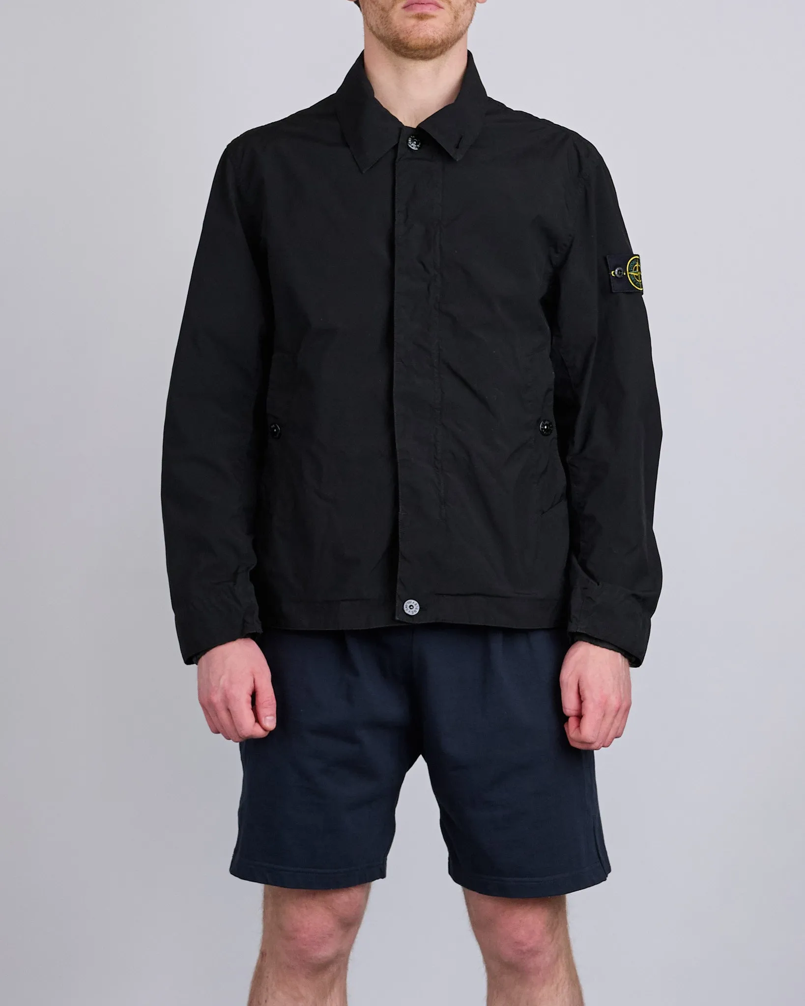Stone Island Light Compact Touch Poly-TC Jacket Black