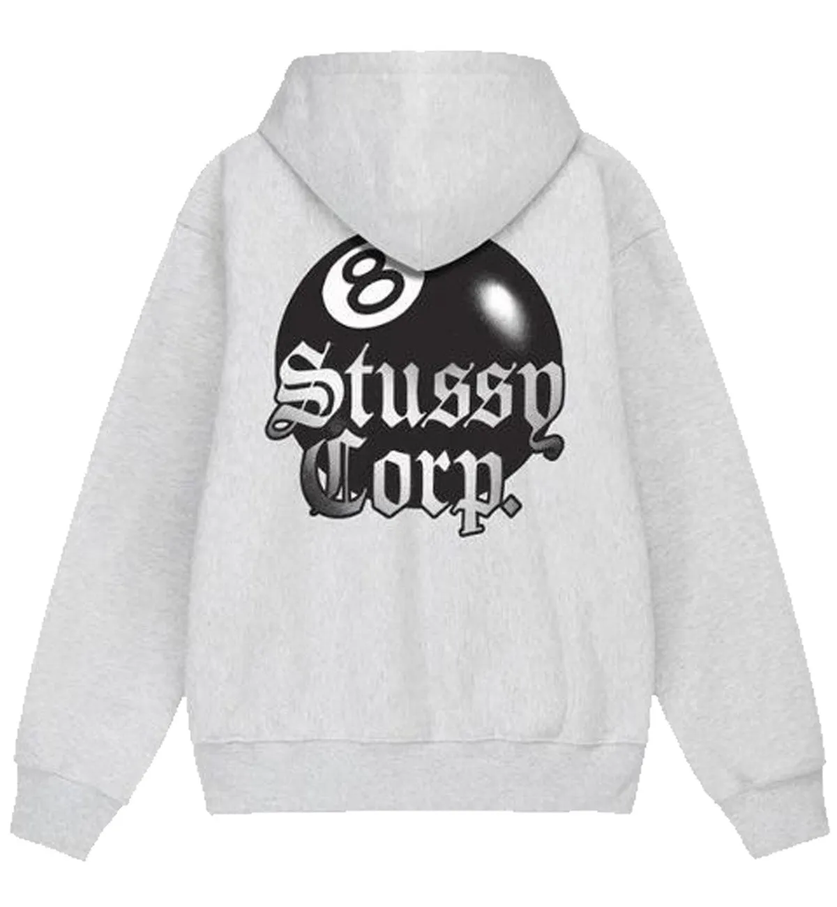 Stussy 8 Ball Corp Hoodie (Grey)