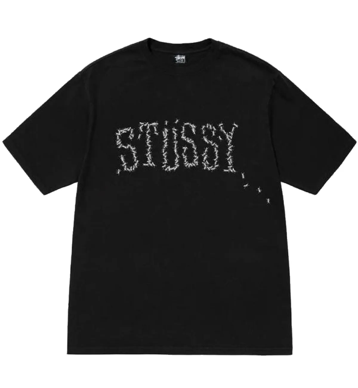 Stussy Ants Pigment Dyed Tee (Black)
