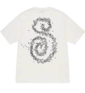 Stussy Ants Pigment Dyed Tee (White)