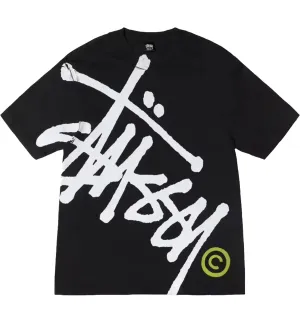 Stussy Big Basic Pigment Tee (Black)