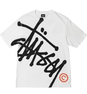Stussy Big Basic Pigment Tee (White Orange)