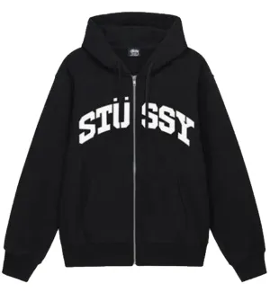 Stussy Block Sport Zip Hoodie (Black)