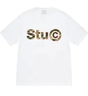 Stussy C Camo Tee (White)