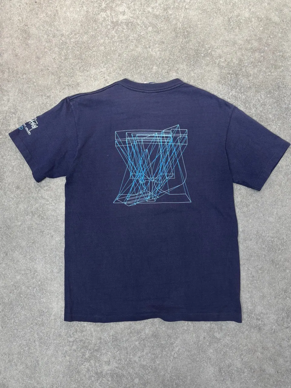 Stussy 'Dimensional Effecter' Logo Graphic Tee