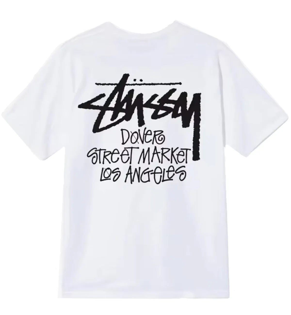Stussy Dover Street Market Los Angles Tee (White)